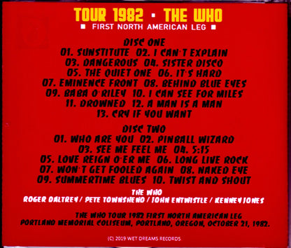 The Who/OR, USA 1982
