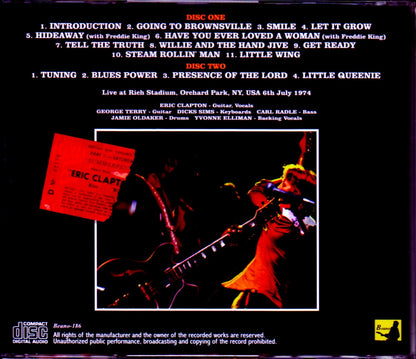 Eric Clapton/NY,USA 1974 Upgrade