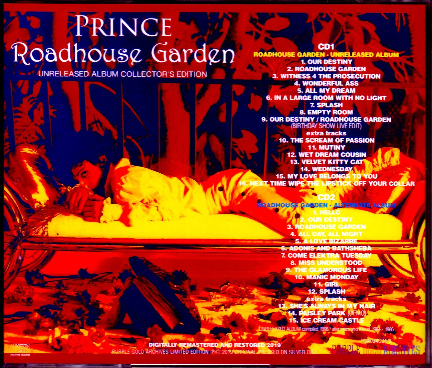Prince/Roadhouse Garden Unreleased Album