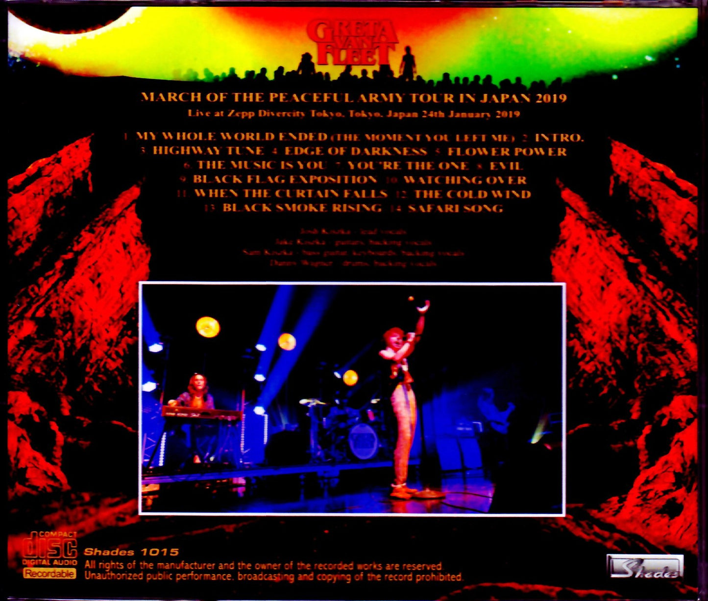 Greta Van Fleet/Tokyo,Japan 2019