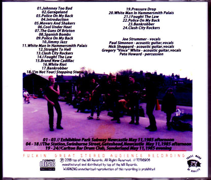 Clash/England,UK 1985