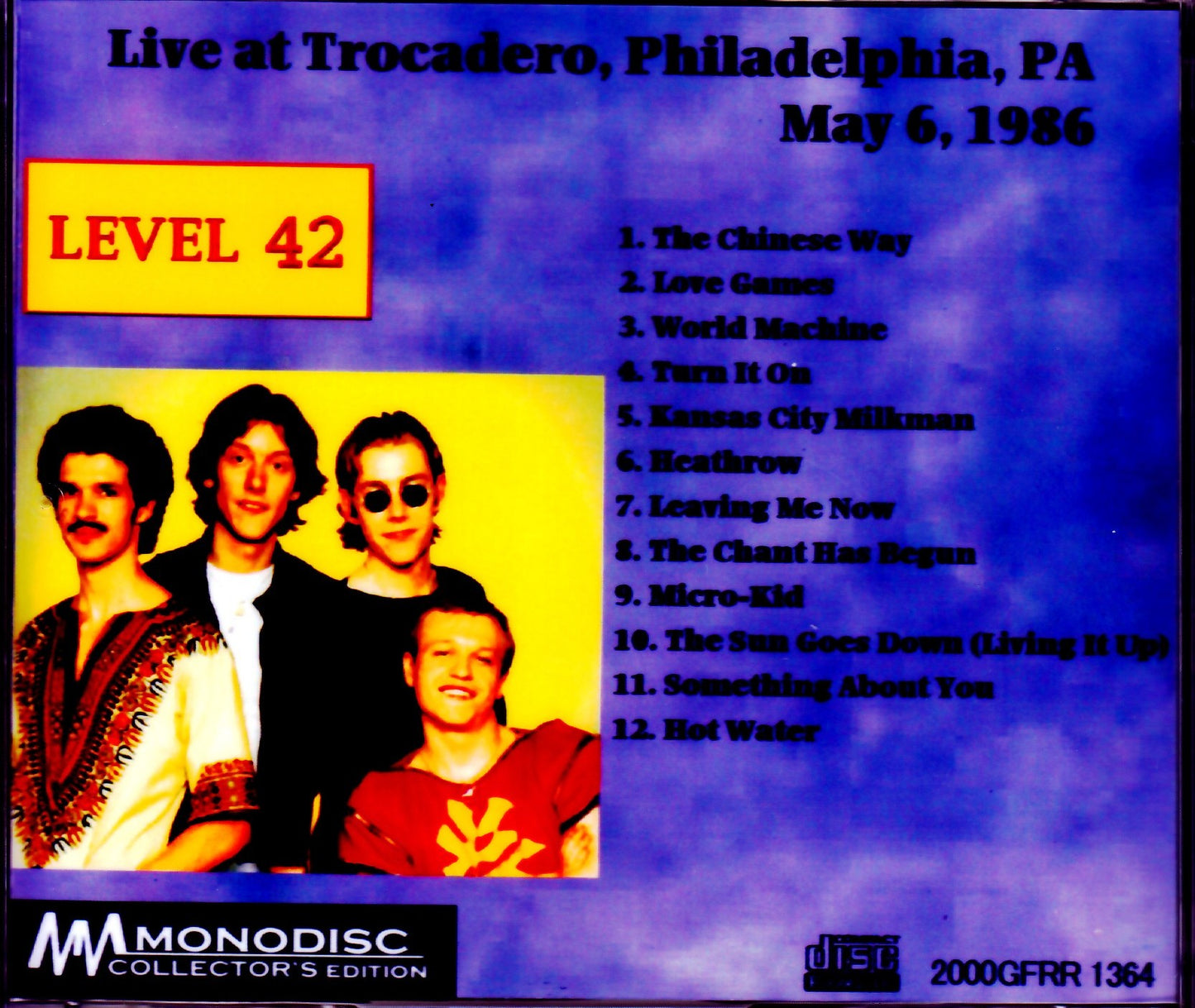 Level 42/PA, USA 1986