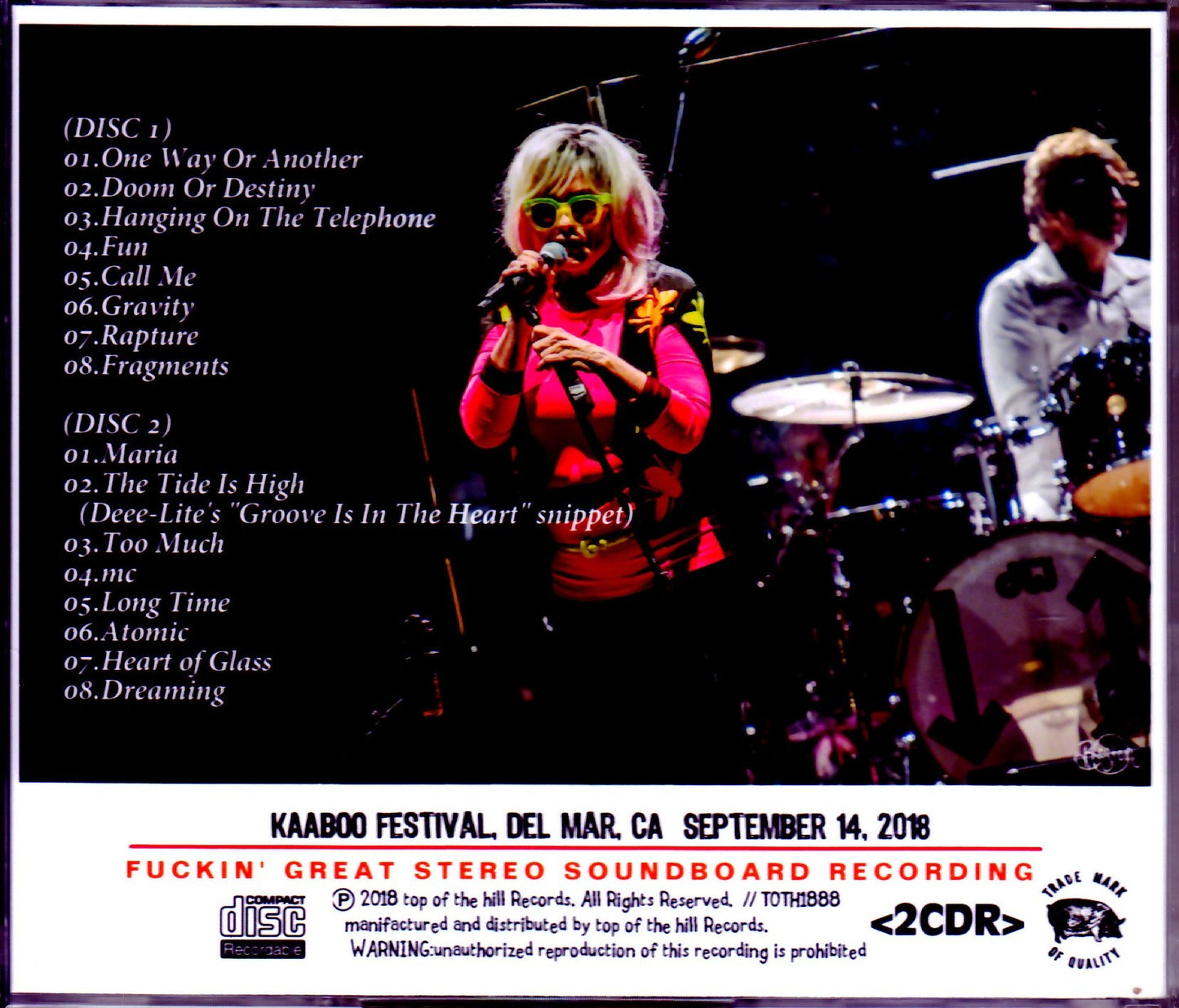 Blondie/CA,USA 9.14.2018