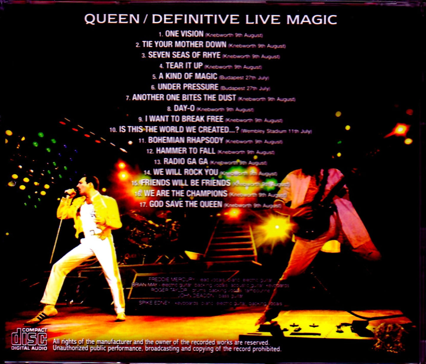 Queen/Knebworth,UK 1986 Remaster