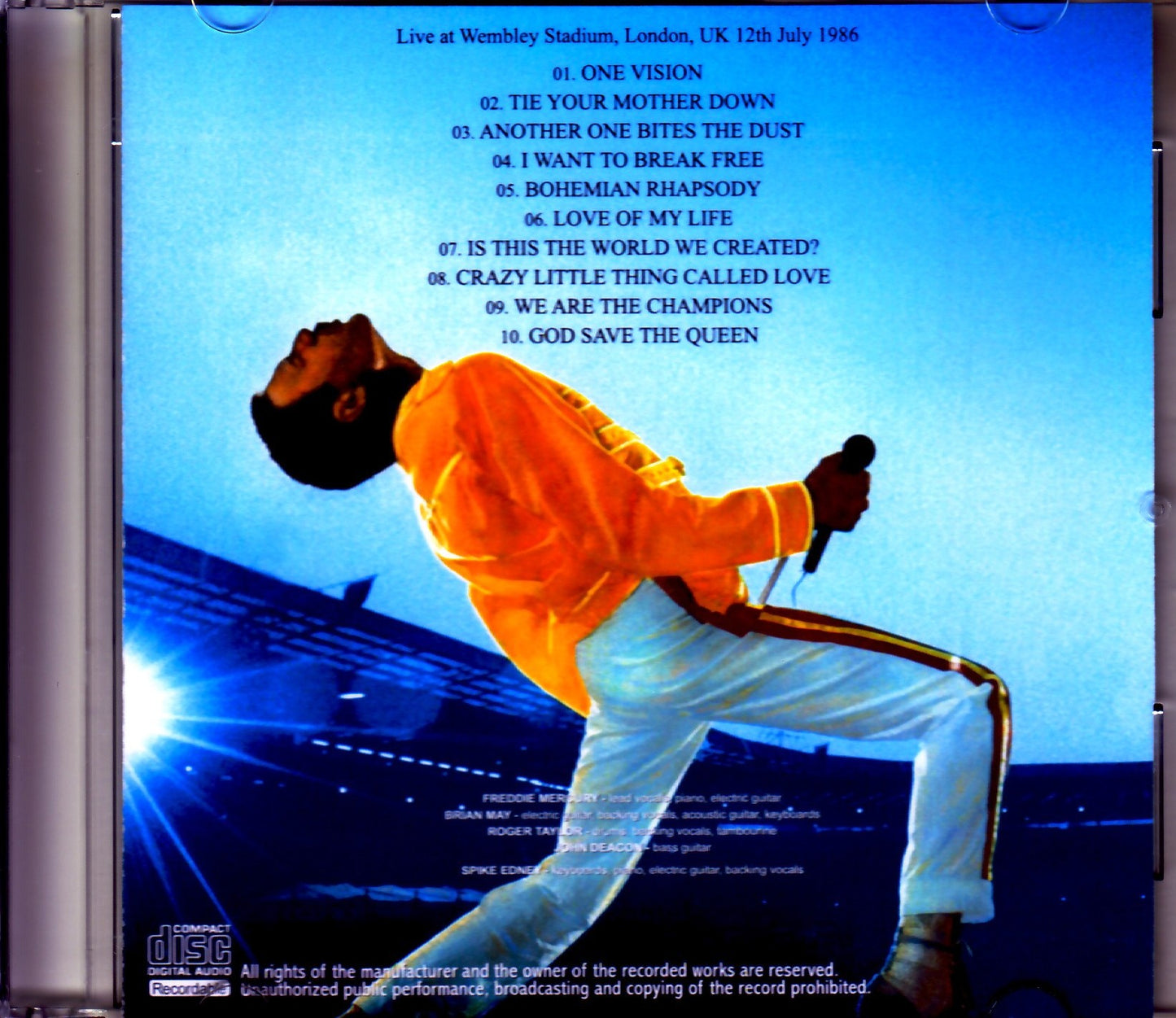 Queen/London,UK 1986 Radio Broadcast Diff Mix
