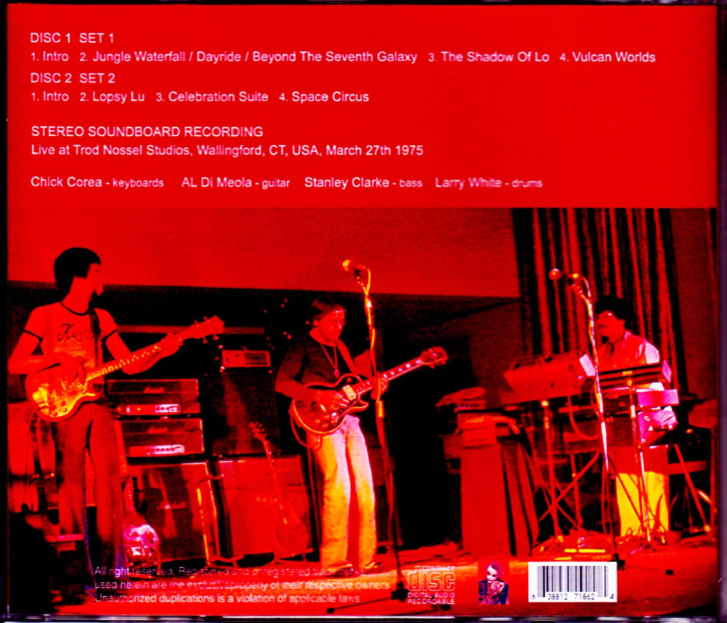 Return to Forever/CT,USA 1975