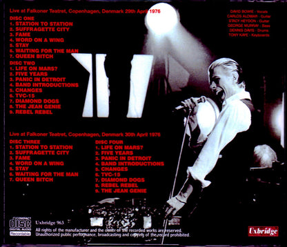 David Bowie/Denmark 1976 2 Days Complete