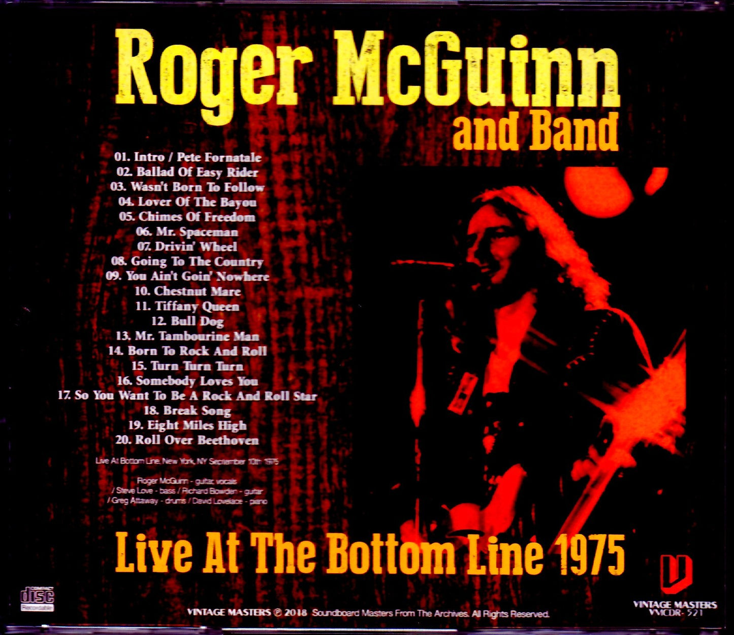 Roger McGuinn and Band/NY,USA 1975