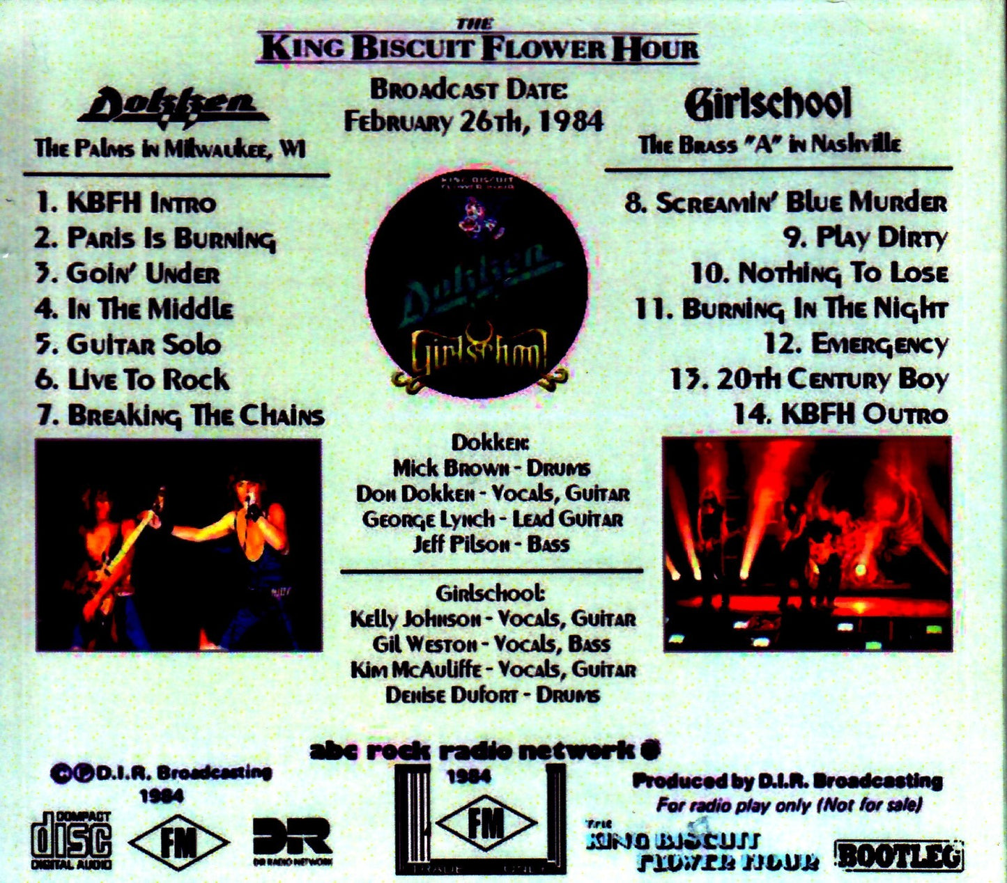 Dokken,Girlschool/WI,USA 1984