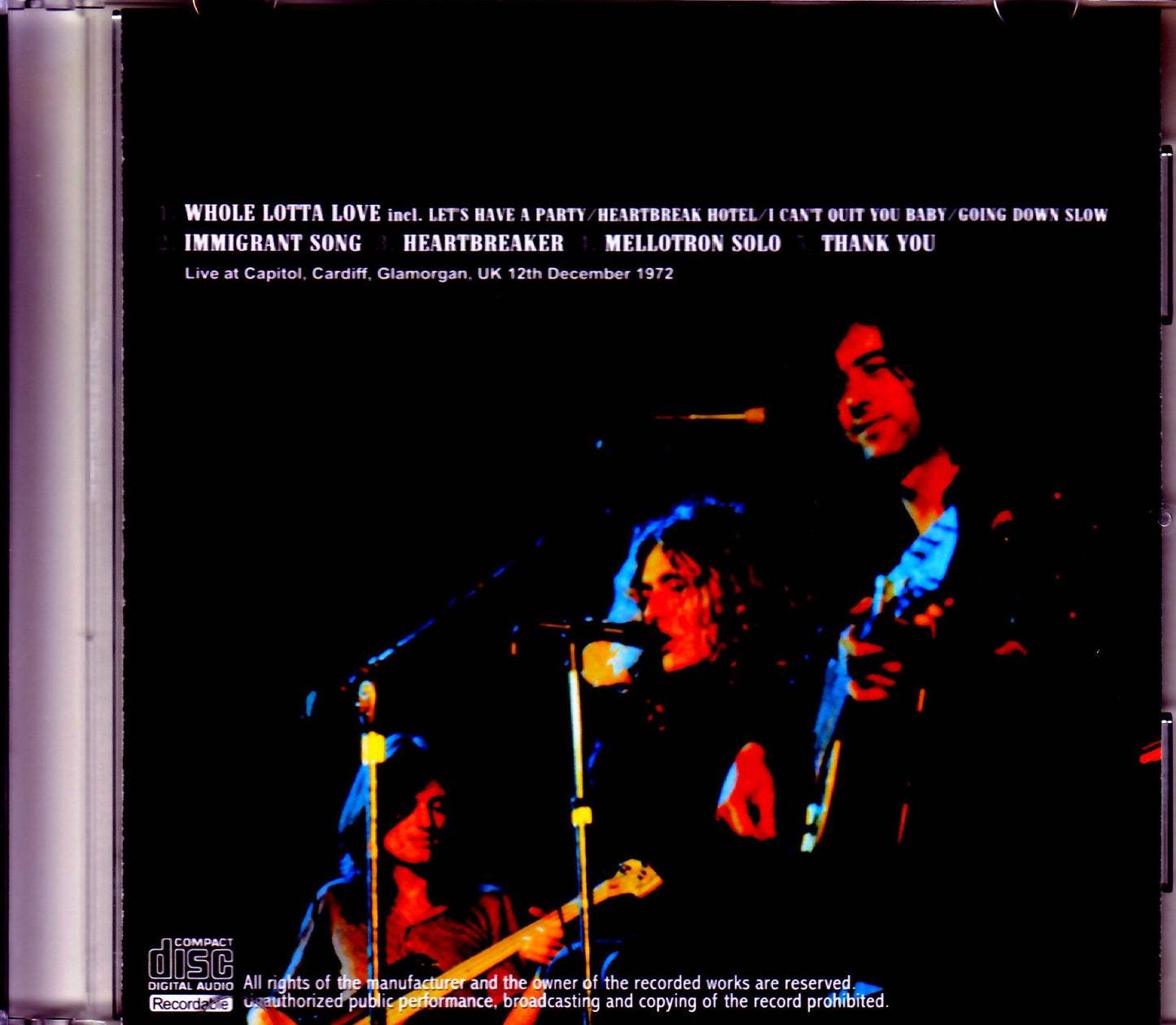 Led Zeppelin/Cardiff,UK 1672