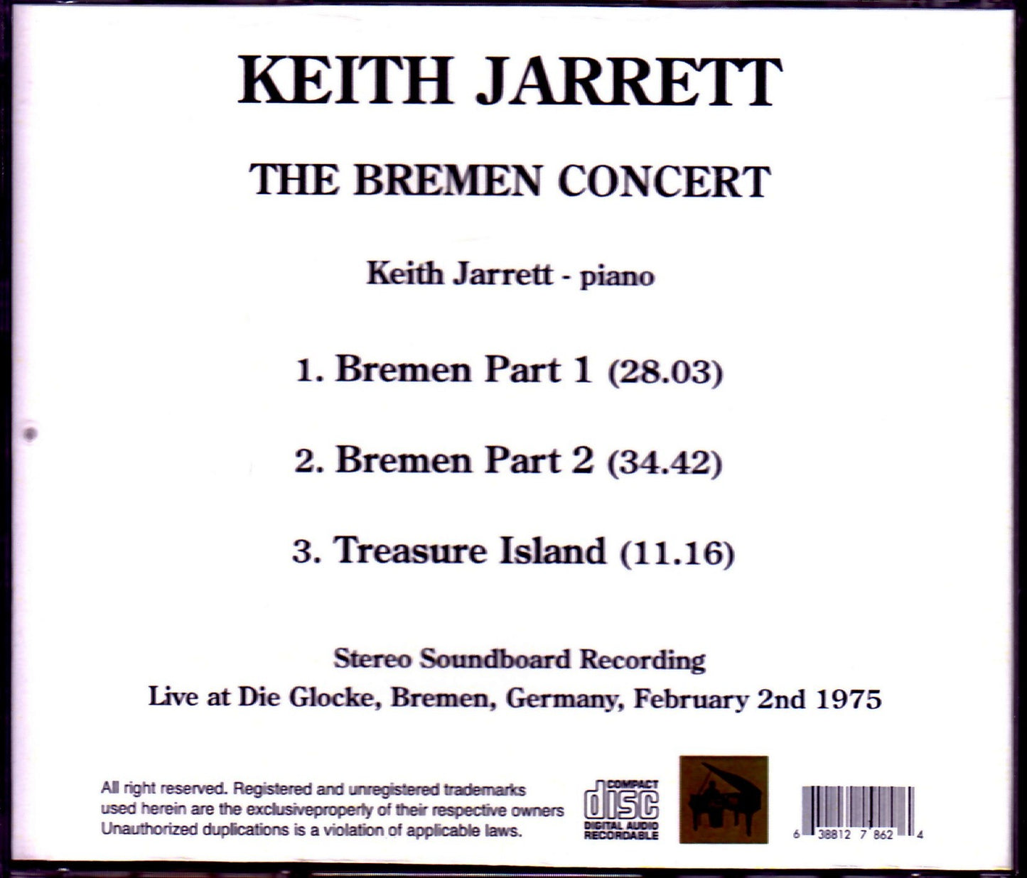 Keith Jarrett/Germany 1975