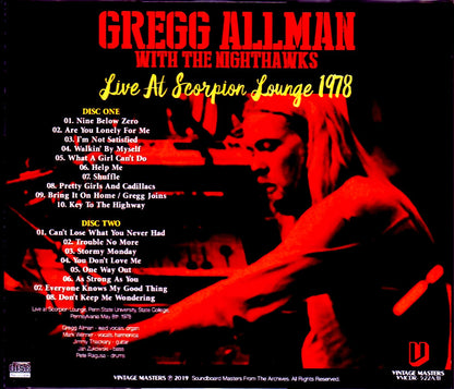 Gregg Allman/PA, USA 1978
