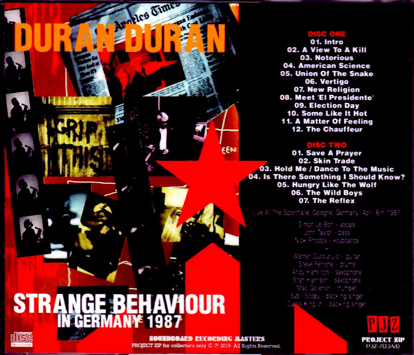 Duran Duran/Germany 1987
