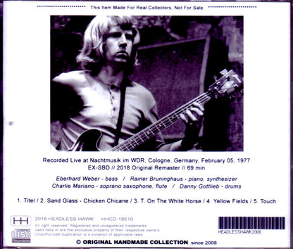 Eberhard Weber/Germany 1977