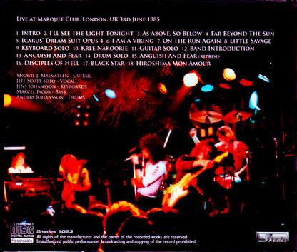 Yngwie J. Malmsteen's Rising Force/London,UK 1985