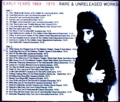 Queen/Rare Early Years Unreleased Works 1969-1979