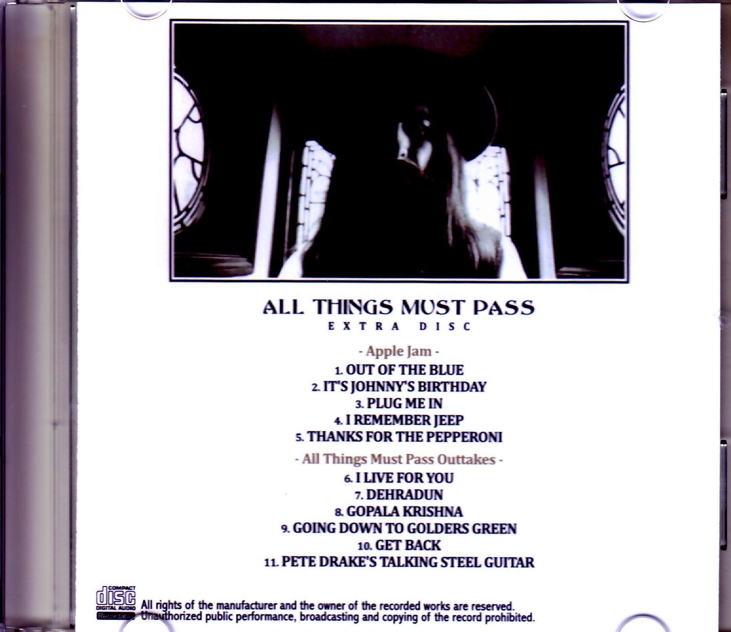 George Harrison/All Things Must Pass Apple Jam & Outtakes