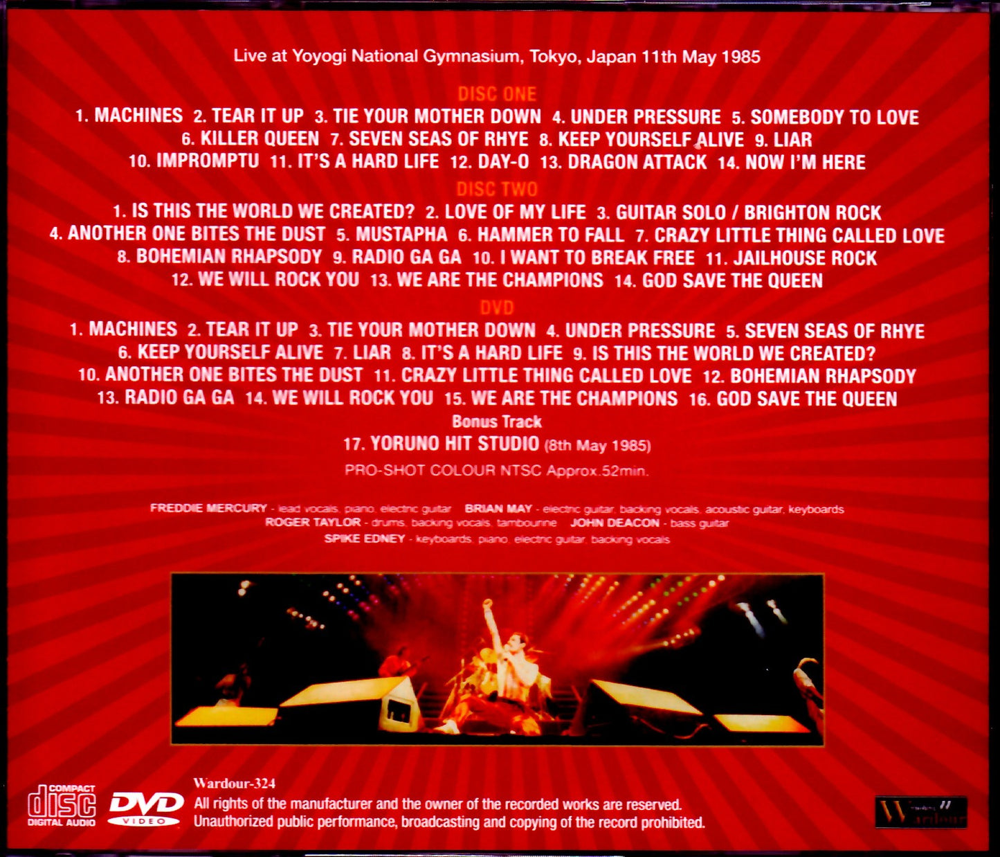 Queen/Tokyo Japan 5.11.1985 Ultimate Upgrade