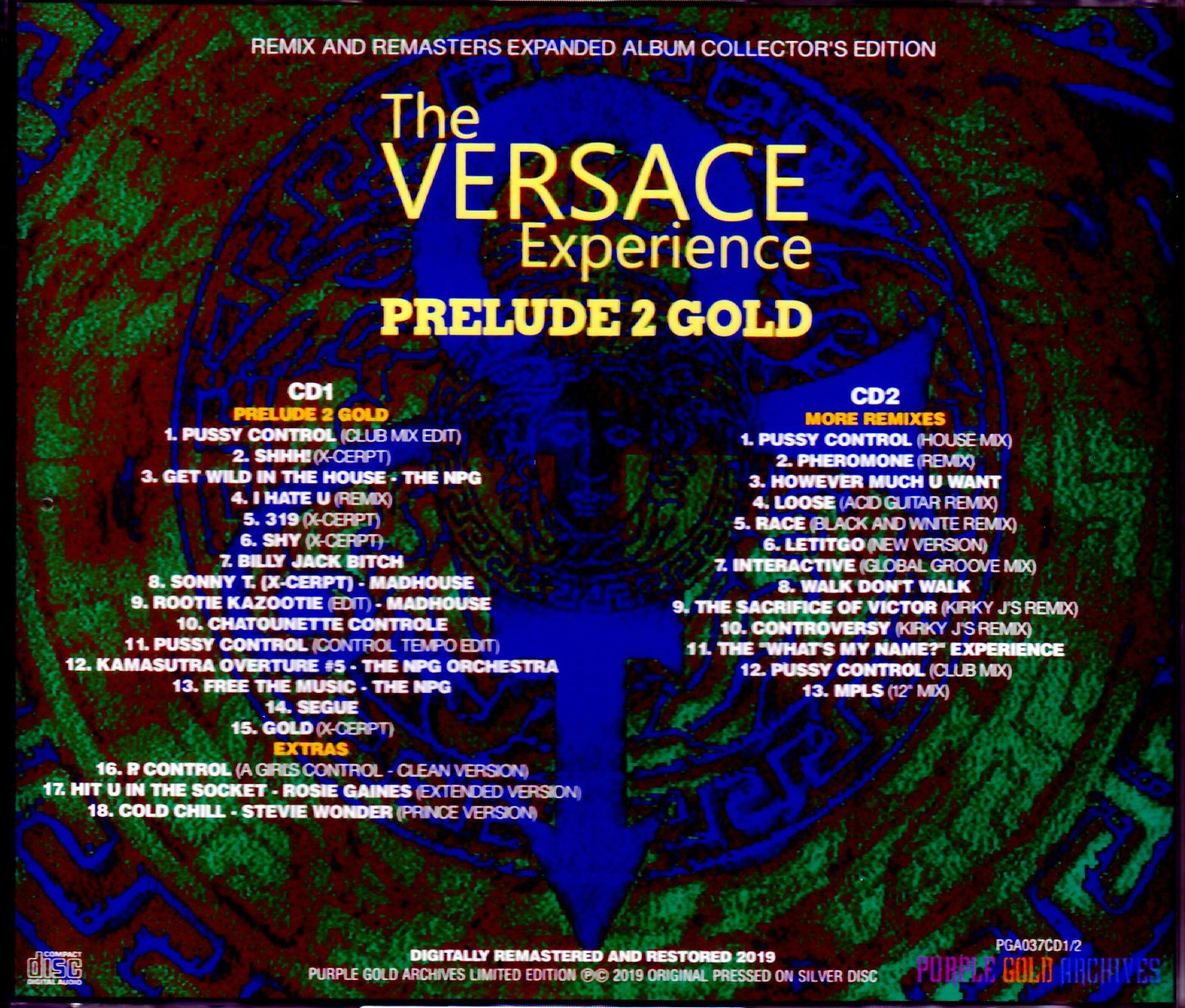 Prince/Versace Experience Prelude 2 Gold Remix and Remaster