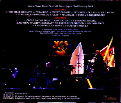 Yes/Tokyo,Japan 2.22.2019