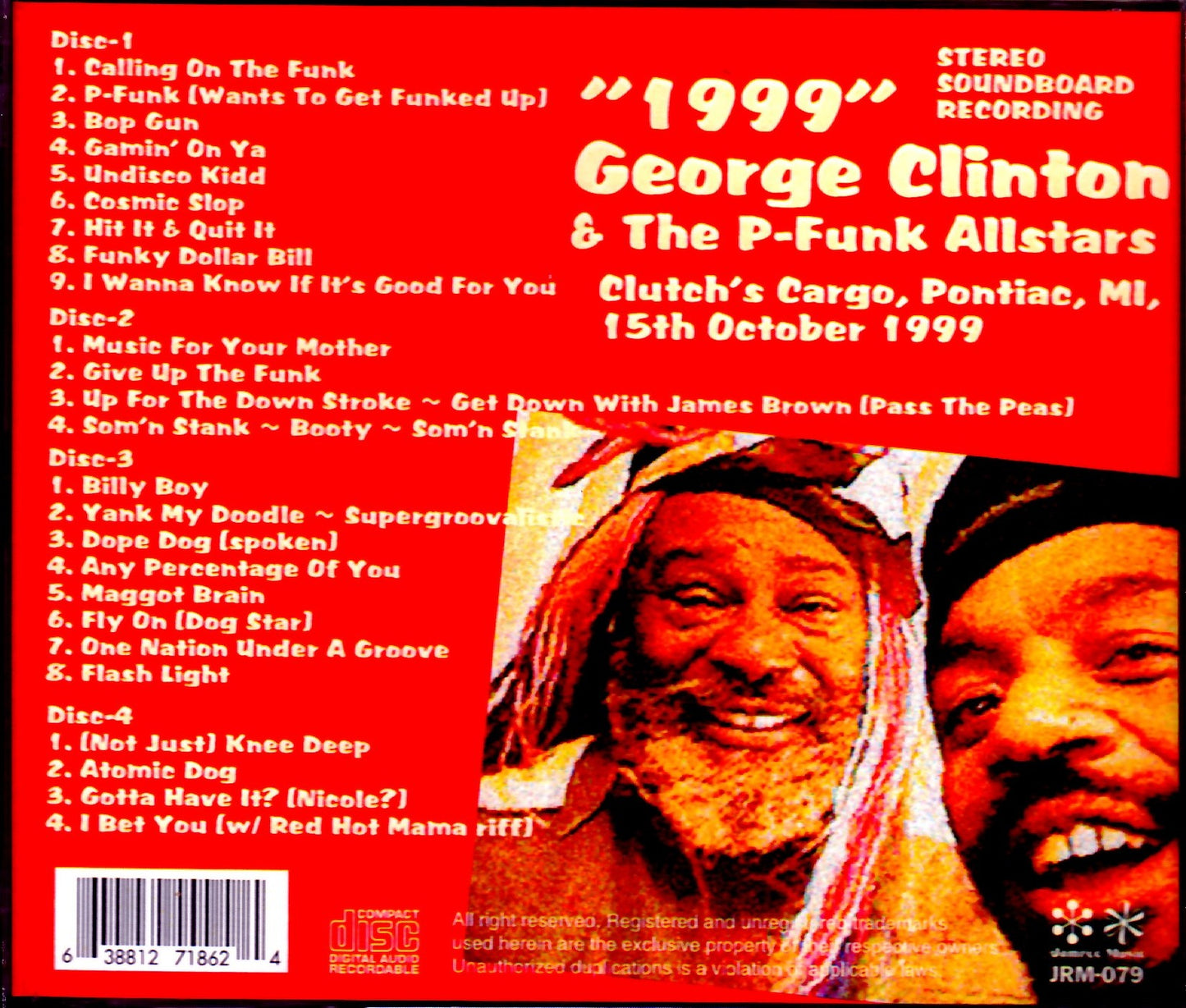 George Clinton & the P-Funk Allstars/MI, USA 1999