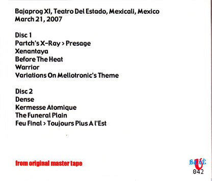 Univers Zero/Mexico 2007