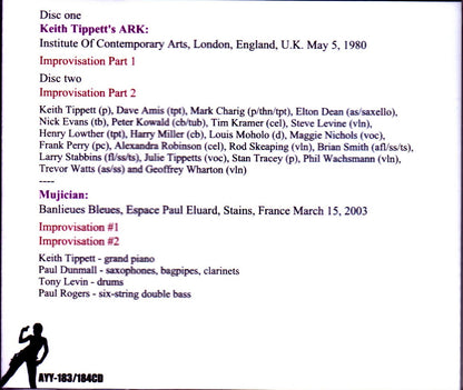 Keith Tippett/England,UK 1980 & more