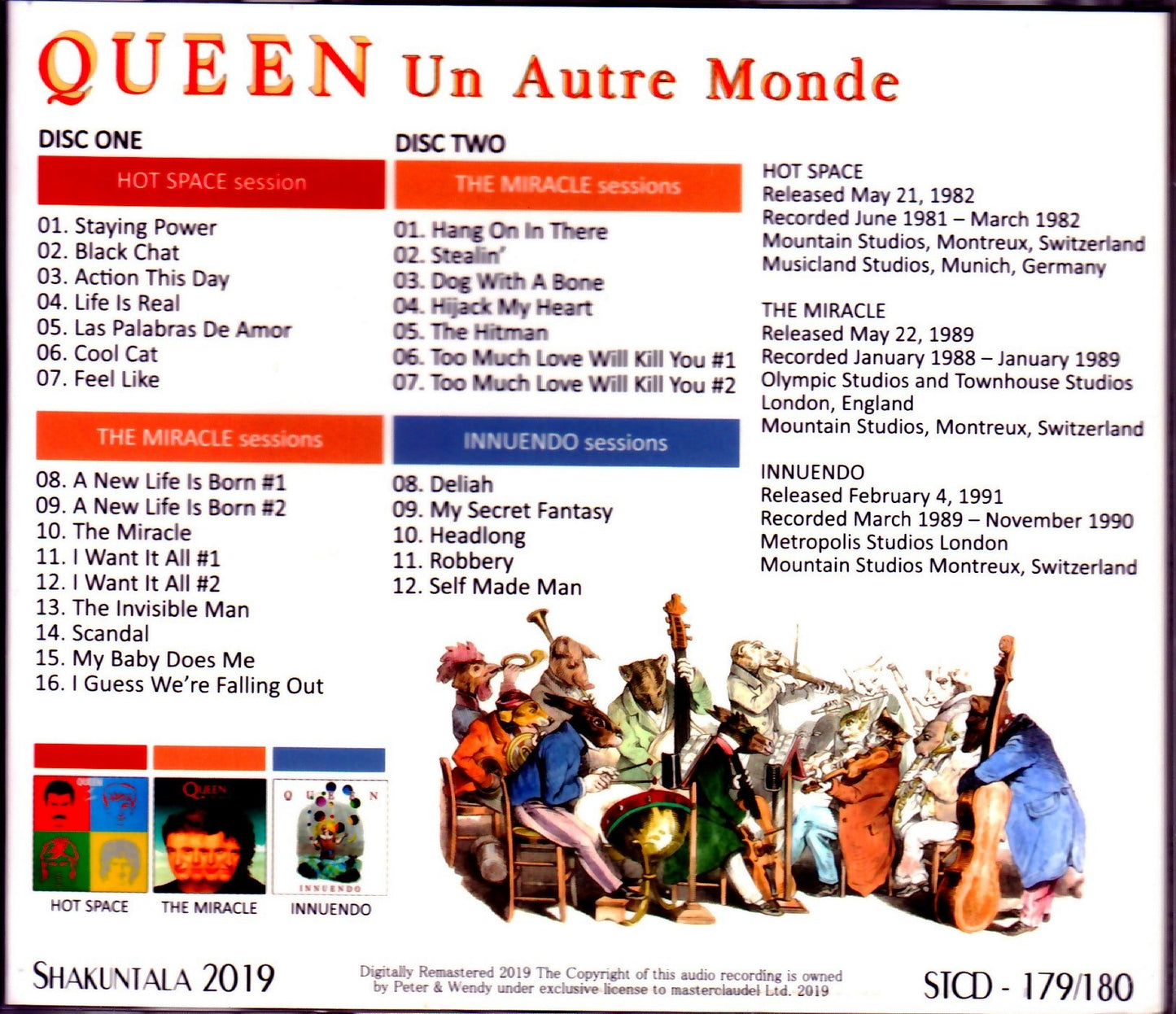 Queen/Studio Outtakes & Demos 3 Albums