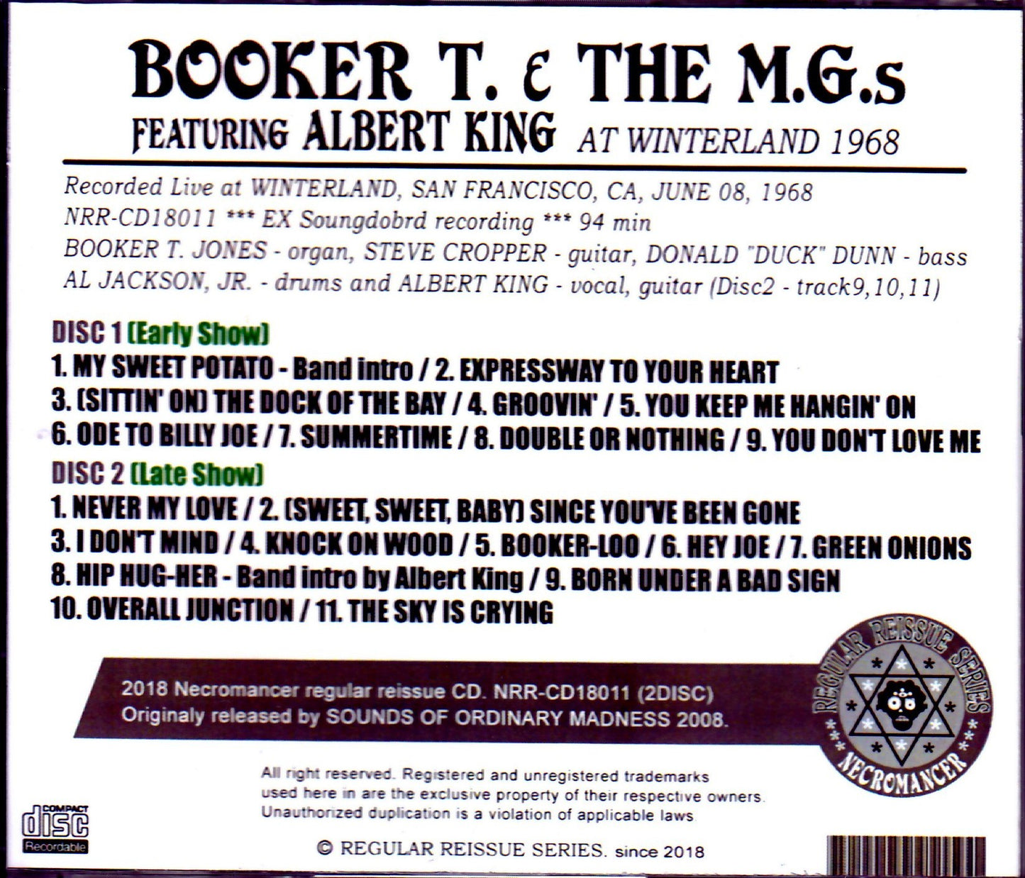 Booker T. & the M.G.s/CA, USA 1968