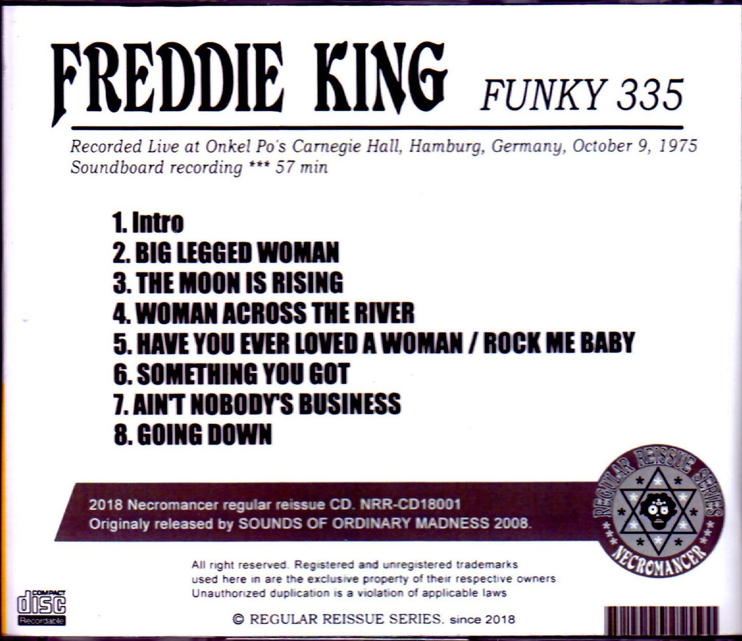 Freddie King/Germany 1975