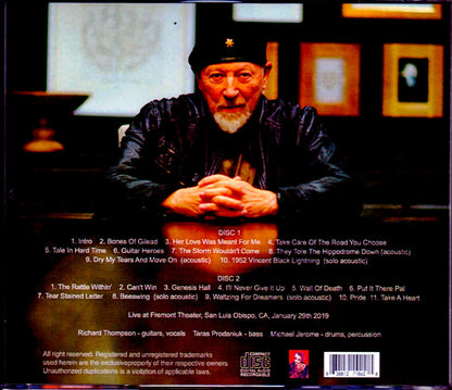 Richard Thompson Electric Trio/CA,USA 2019