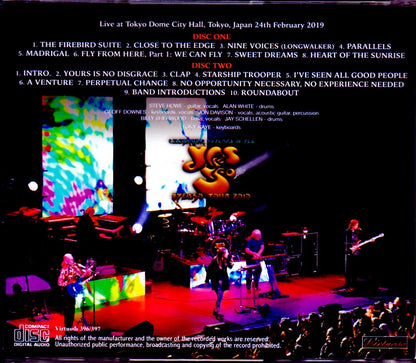 Yes/Tokyo,Japan 2.24.2019 Upgrade