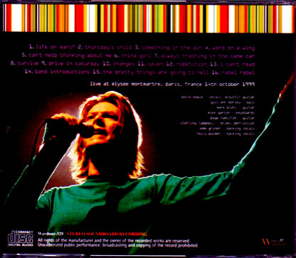 David Bowie/France 1999