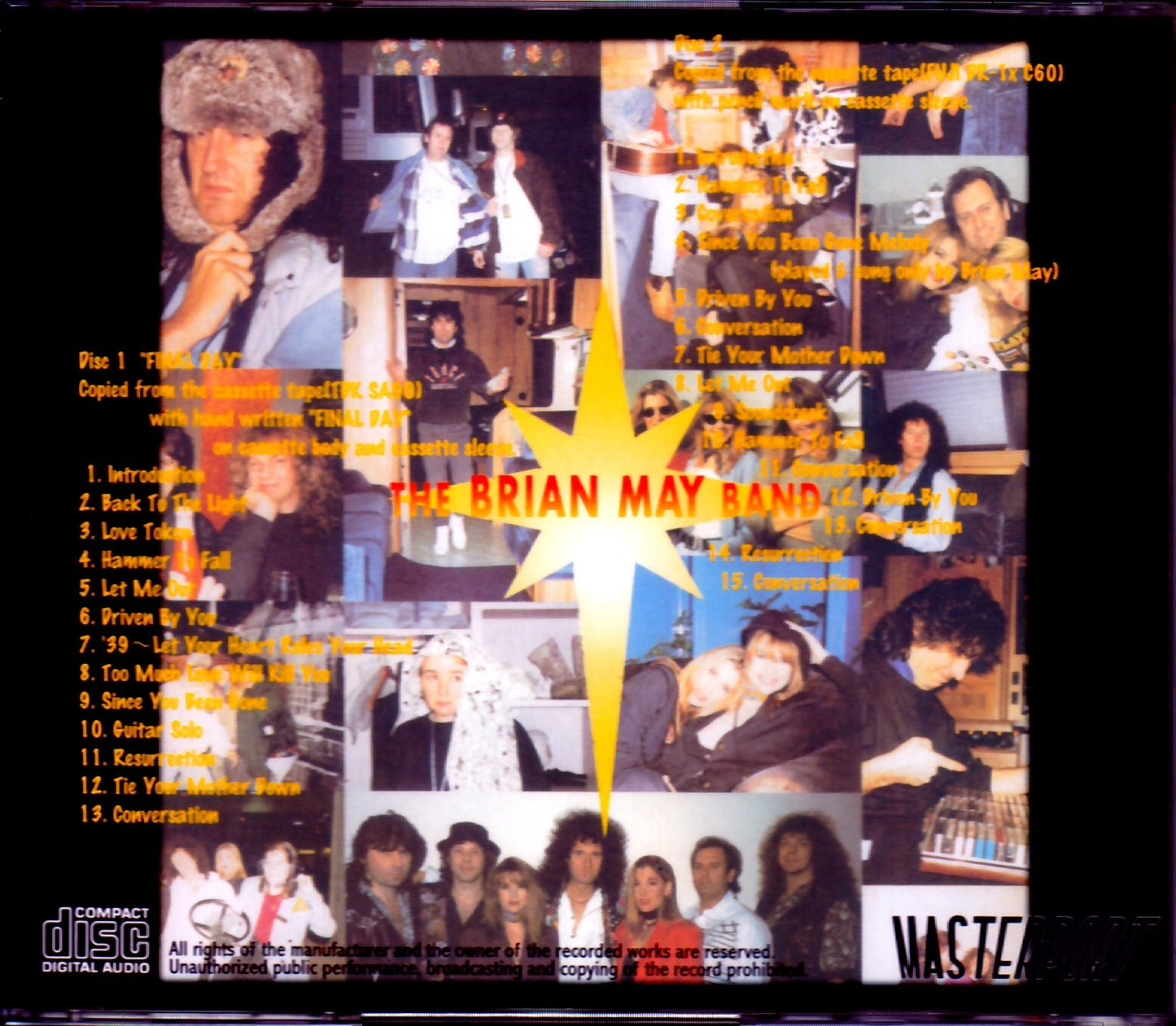 Brian May Band/Final Day Rehearsals England,UK 1992