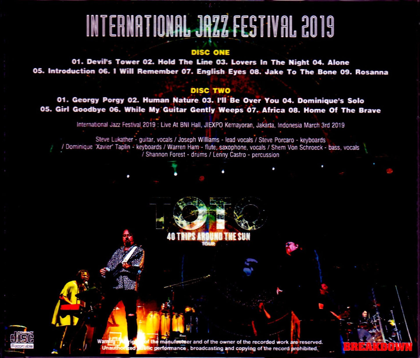 Toto/Indonesia 2019