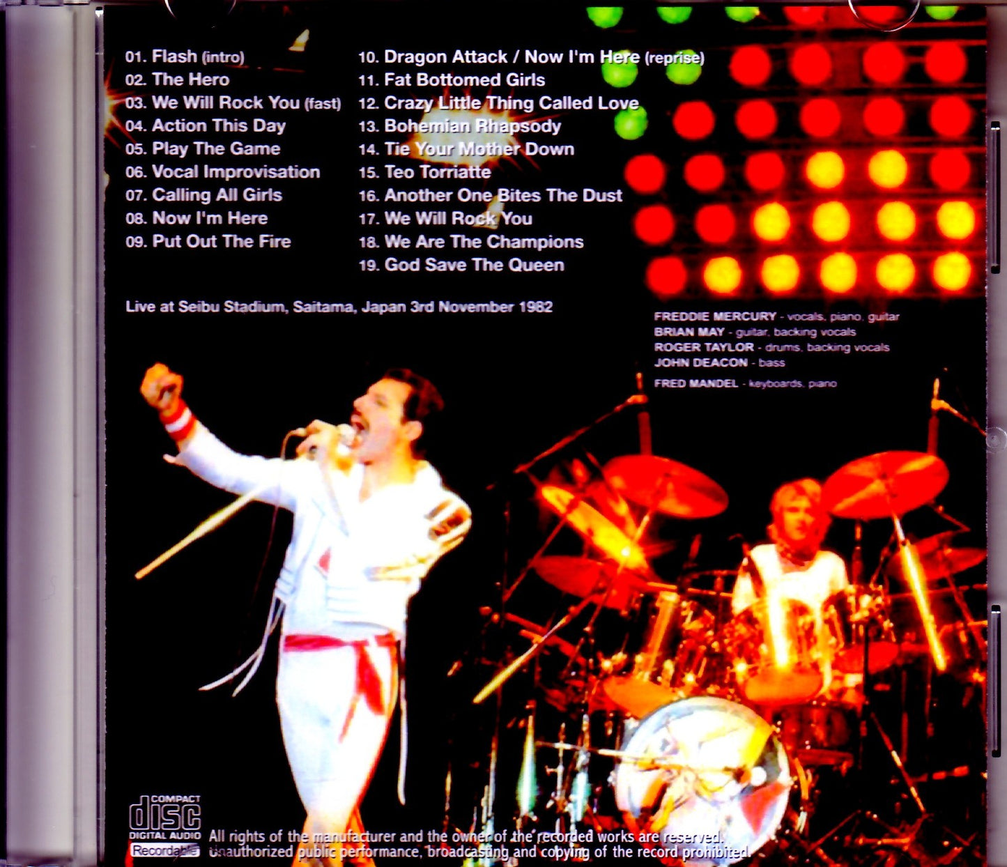 Queen/Saitama,Japan 1982 Uncirculated Master