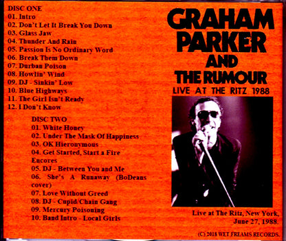 Graham Parker and the Rumor/NY, USA 1988