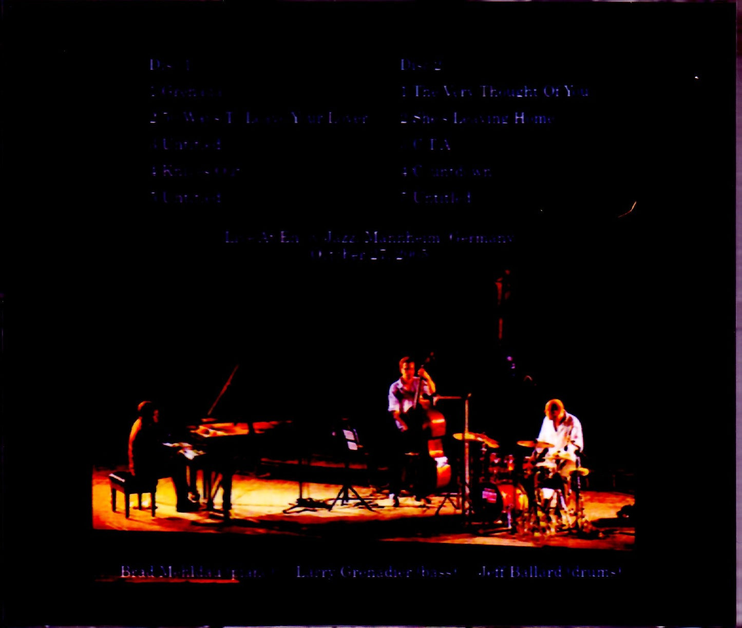 Brad Mehldau Trio/Germany 2005