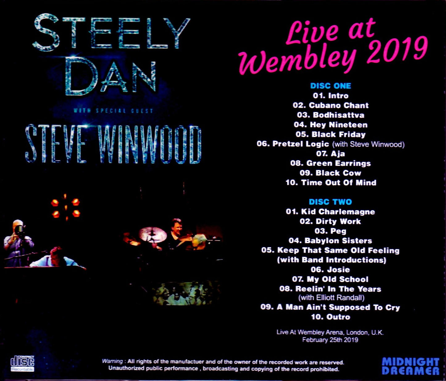 Steely Dan,Steve Winwood/London,UK 2019