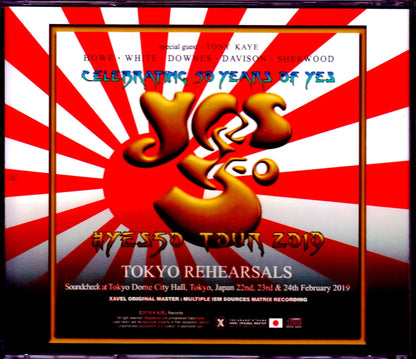 Yes/Tokyo,Japan 2019 Rehearsals