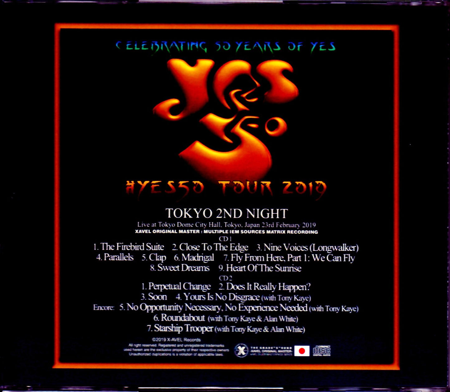Yes/Tokyo,Japan 2.23.2019 IEM Matrix S & V Ver.