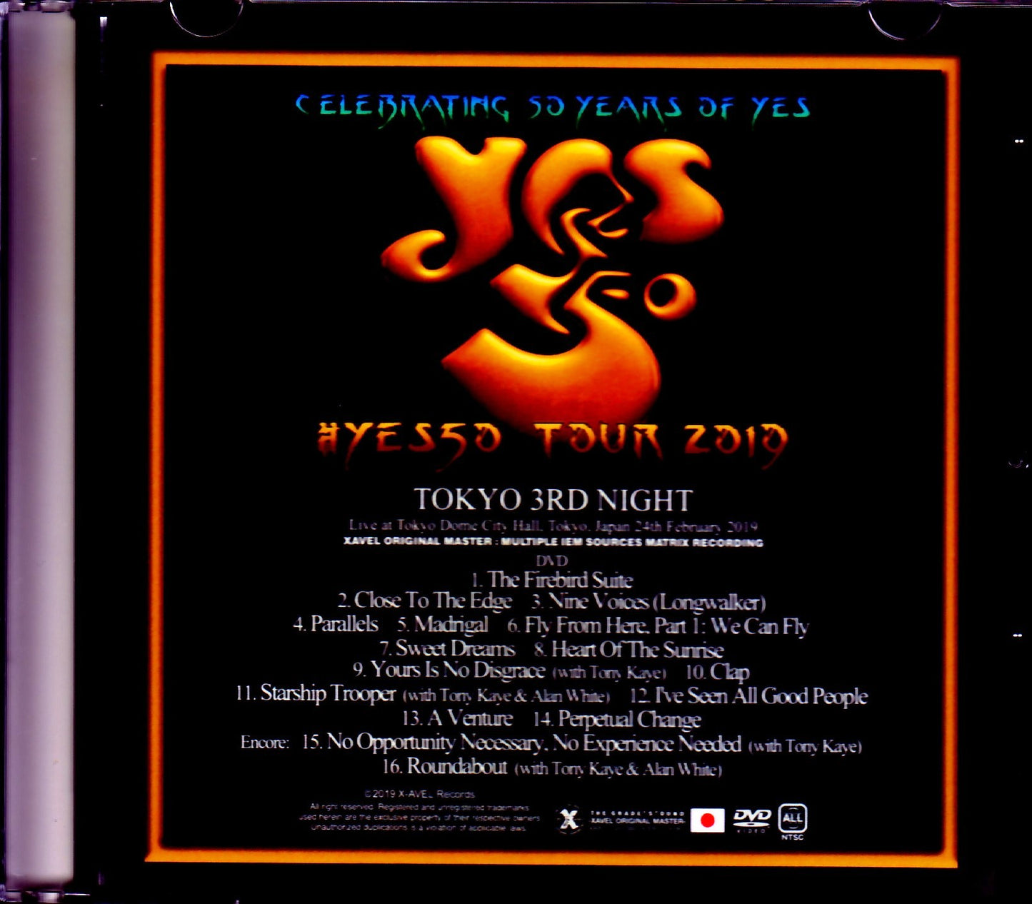 Yes/Tokyo,Japan 2.24.2019 IEM Matrix S & V Ver.