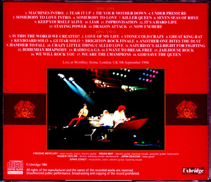 Queen/London,UK 9.8.1984 Upgrade