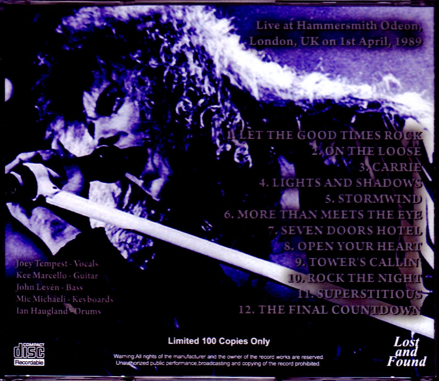 Europe/London,UK 1989