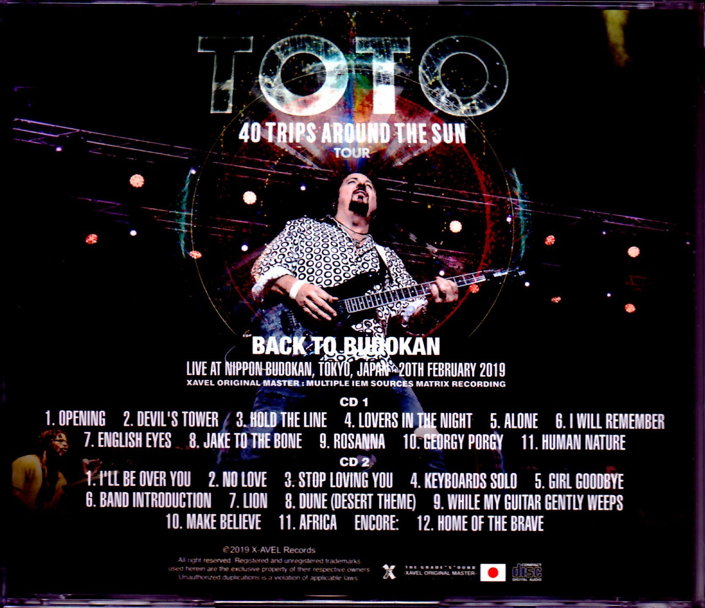 Toto/Tokyo,Japan 2019 S & V IEM Matrix Ver.