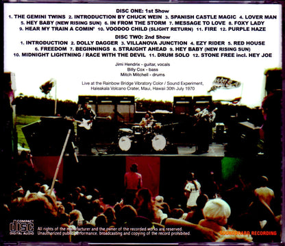 Jimi Hendrix/Hawaii, USA 1970 Upgrade