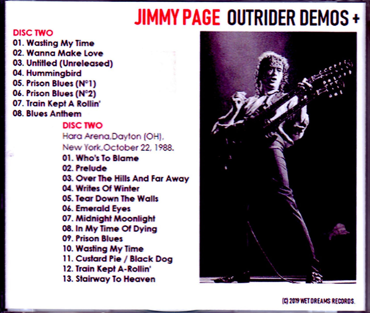 Jimmy Page/Outrider Demos & more