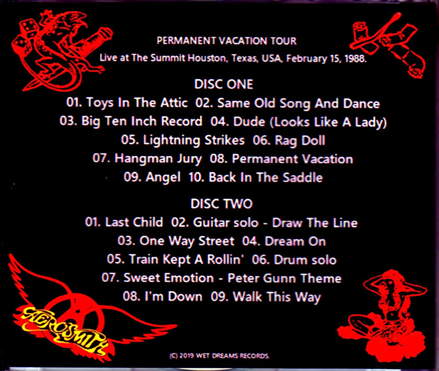 Aerosmith/TX, USA 1988