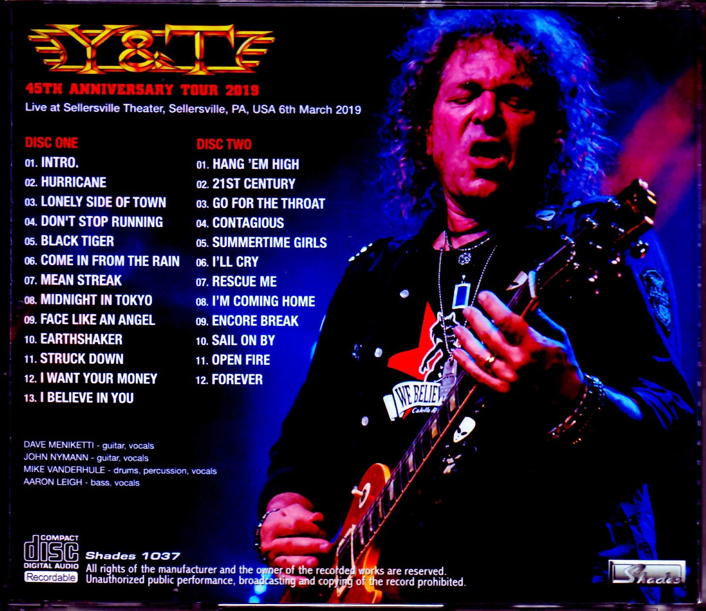 Y & T/PA, USA 2019