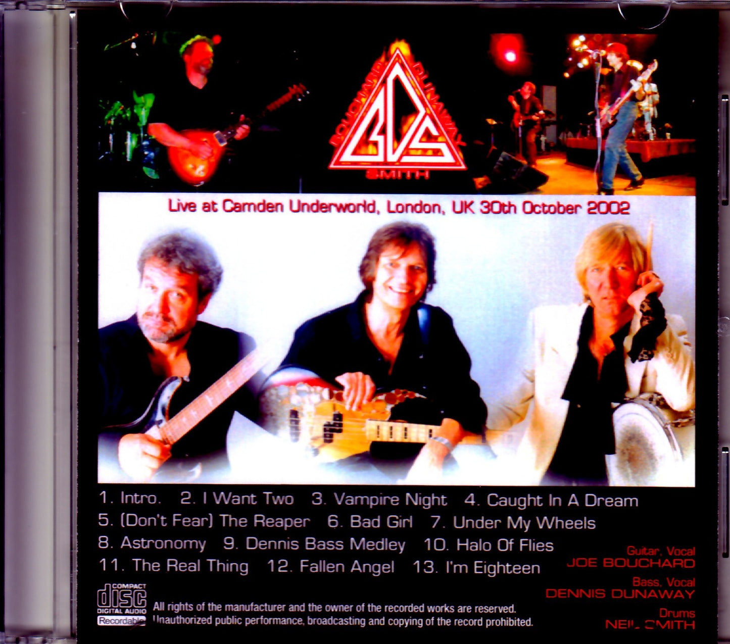 B.D.S. Bouchard,Dunaway and Smith/London,UK 2002